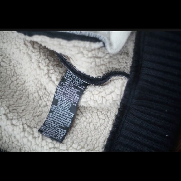 Schott NYC Sherpa Sweater Jacket. - Picture 6 of 10